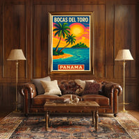 Bocas Del Toro Tropical Paradise Poster
