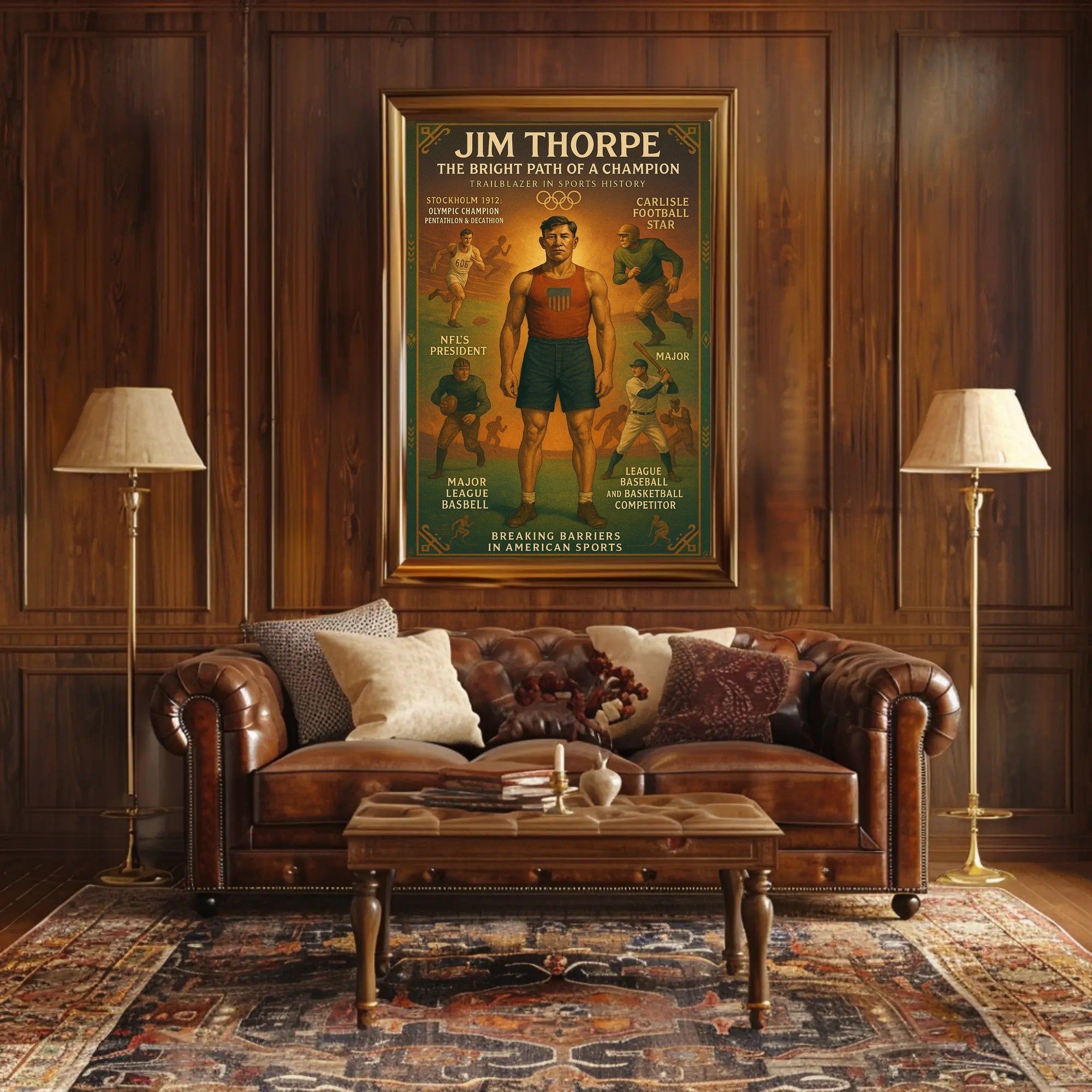 Jim Thorpe: The Bright Path of a Champion Poster