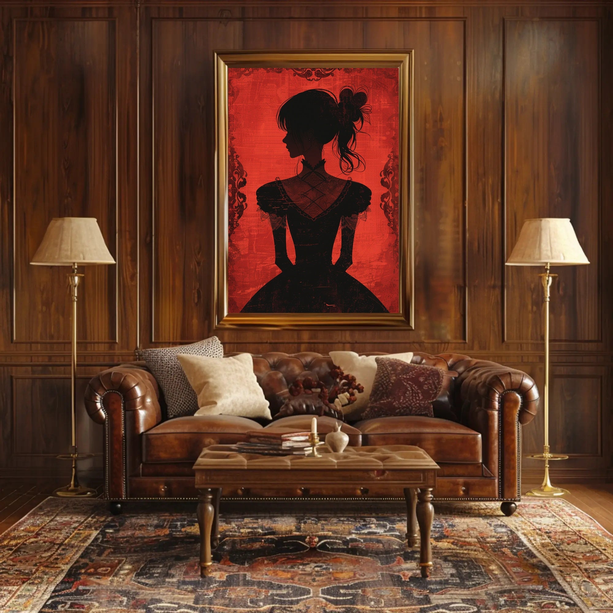 Silhouette Elegance Poster PosterGoat