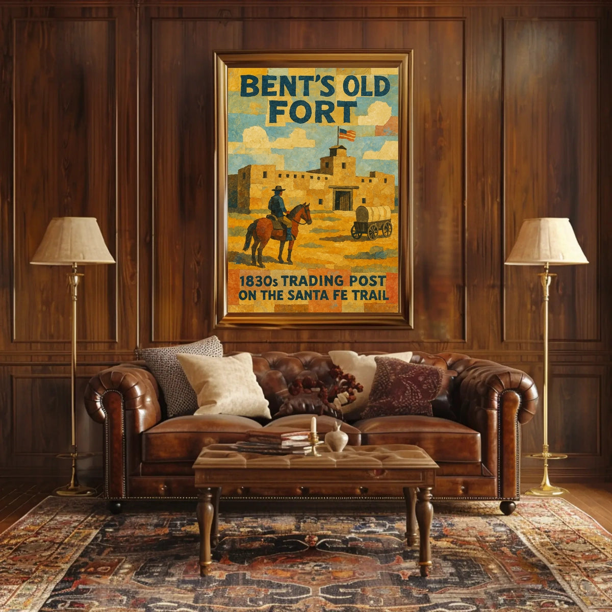 BentS Old Fort 1830S Trading Post Poster