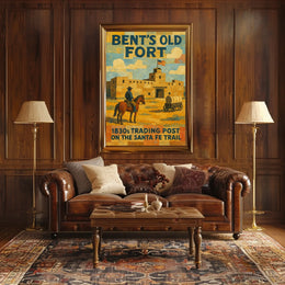 BentS Old Fort 1830S Trading Post Poster
