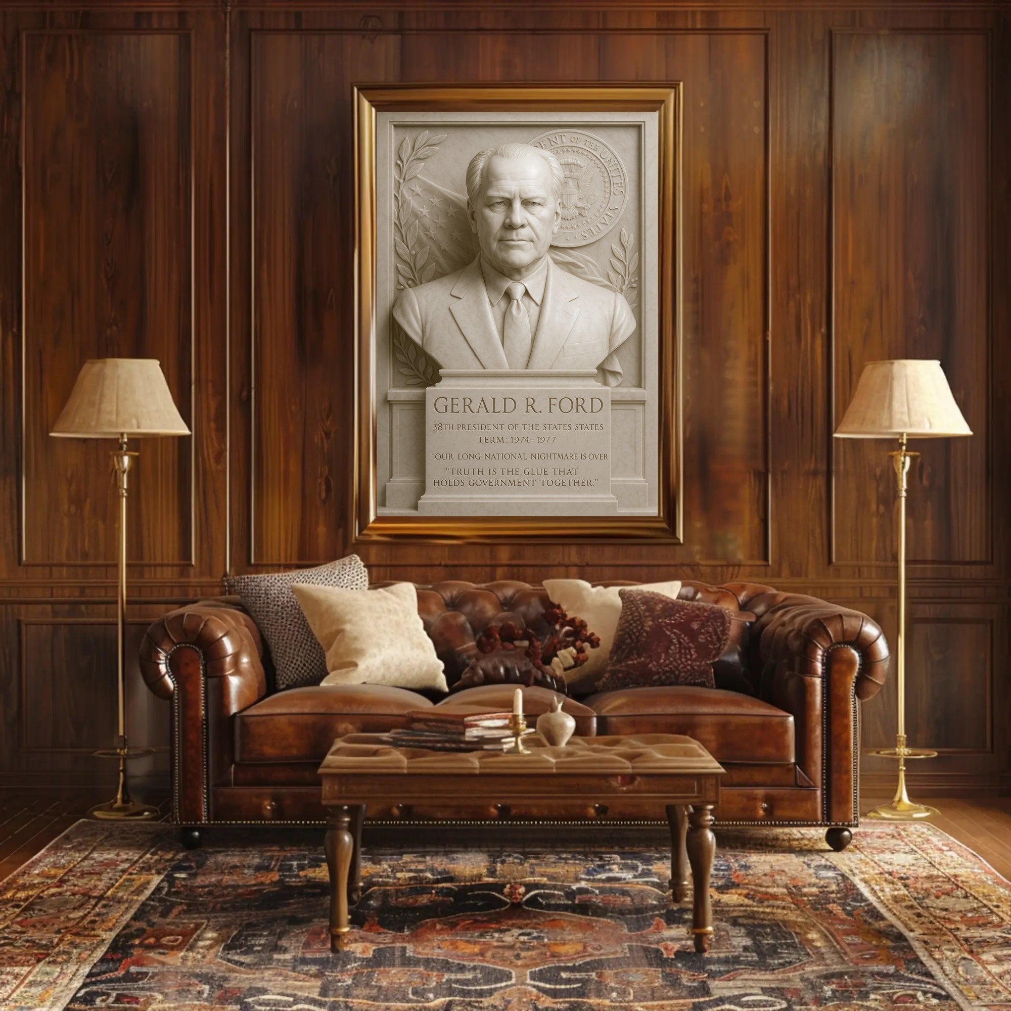 Gerald R. Ford 38th President Poster PosterGoat