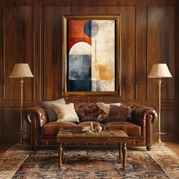 Abstract Geometric Harmony Abstract Poster
