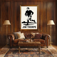 Jim Thorpe Legendary Athlete Poster