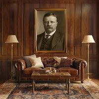 Vintage Portrait of Distinguished Gentleman Historical Poster