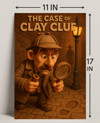 The Case of Clay Clue Art Print Decor PosterGoat