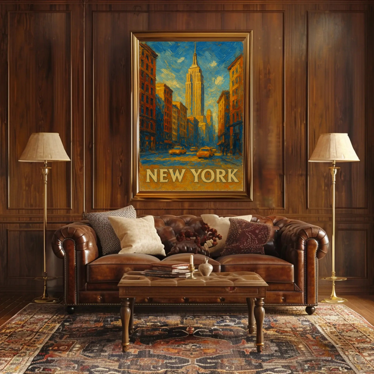 New York Cityscape Poster