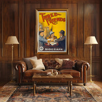 Three Friends Vintage Poster Wall Art Print