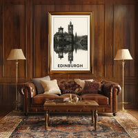 Edinburgh Reflection Poster