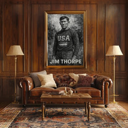 Jim Thorpe Athletic Icon Poster