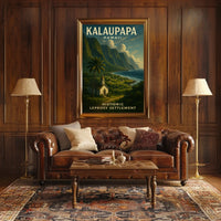 Kalaupapa Historic Leprosy Settlement Poster