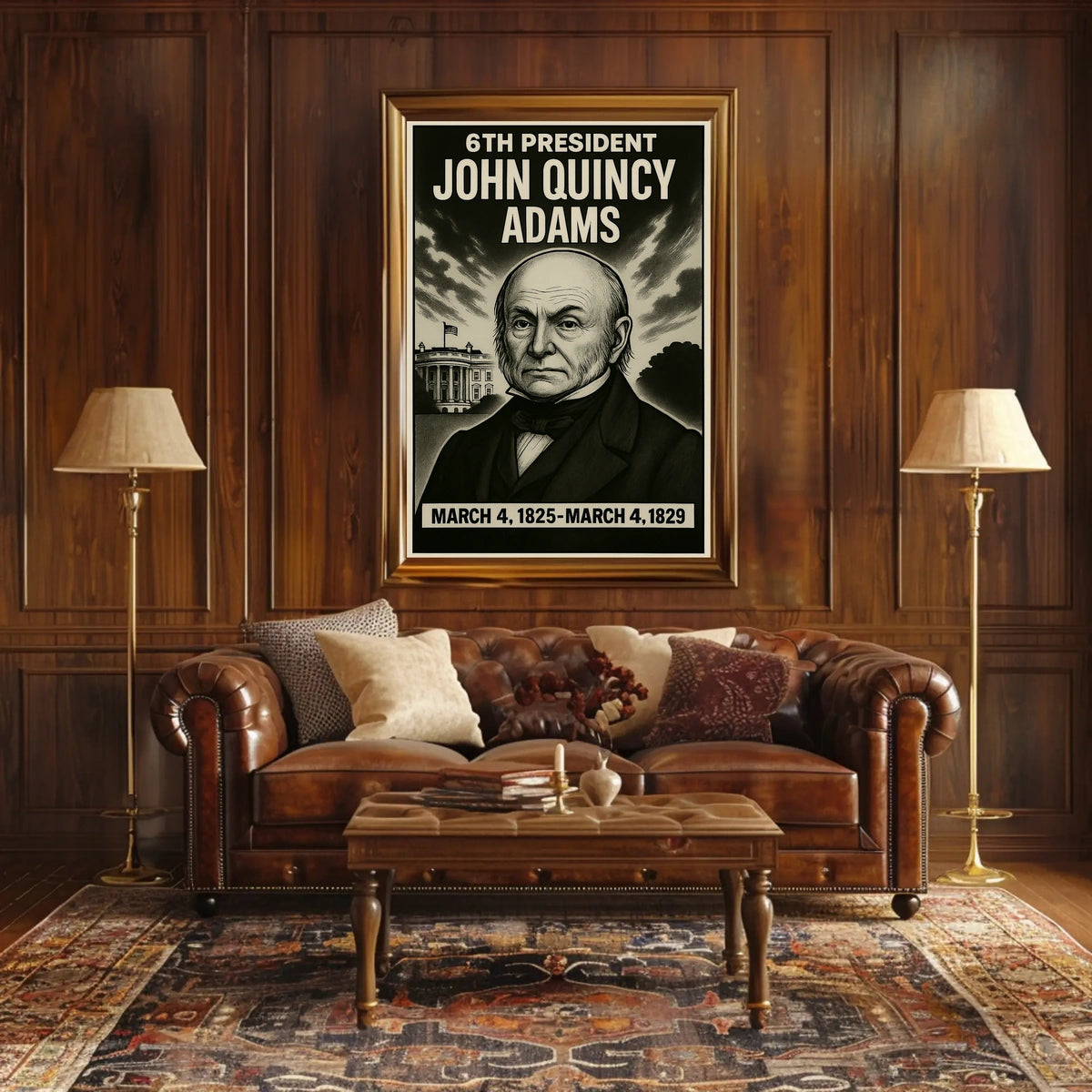 John Quincy Adams 6Th President Poster
