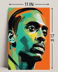Vibrant Portrait Poster PosterGoat