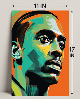 Vibrant Portrait Poster PosterGoat