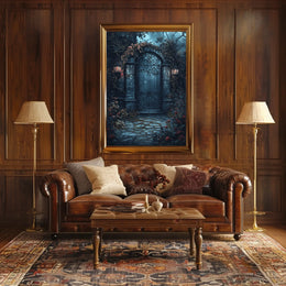 Enchanted Iron Gate Print: Cultural Heritage Poster