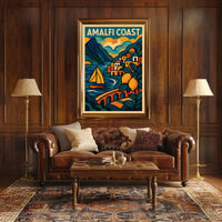 Amalfi Coast Poster