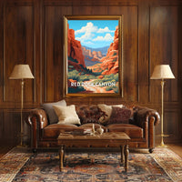 Red Rock Canyon Nevada Adventure National Park Poster