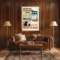 Unity on the Home Front WWII Poster