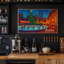 Winter Fest in Boston Poster