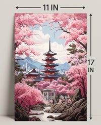 Cherry Blossom Serenity Poster