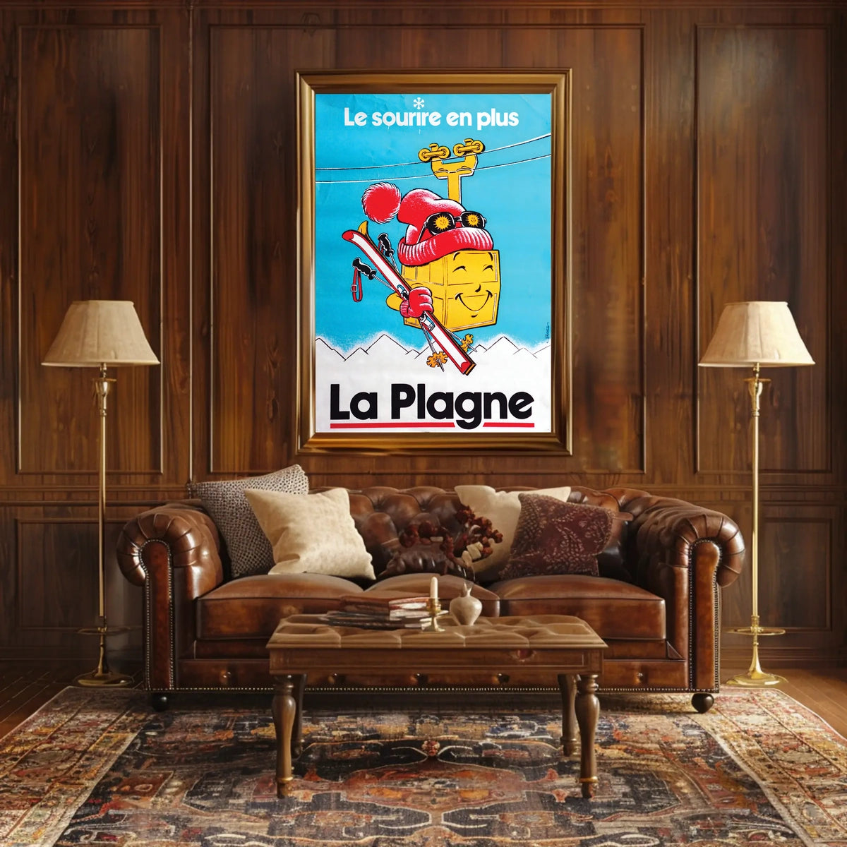 La Plagne Le Sourire En Plus Poster