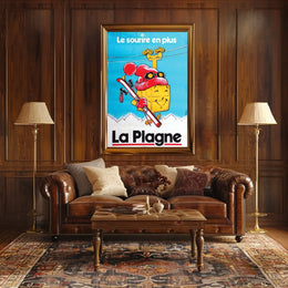 La Plagne Le Sourire En Plus Poster