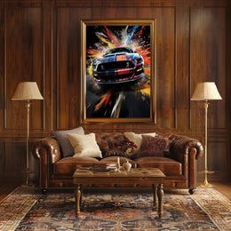 Speed And Color Explosion Poster