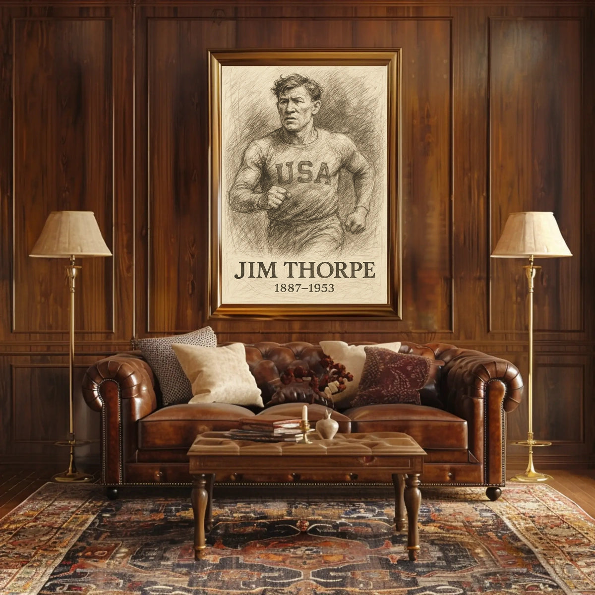 Jim Thorpe Tribute Poster