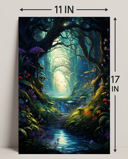 Enchanted Forest Pathway Poster