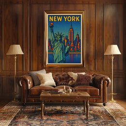New York Skyline Poster