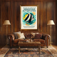 Discover The Charm Of The Heniochus Poster
