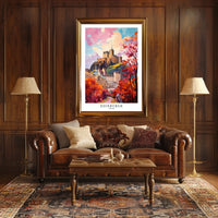 Edinburgh Castle In Autumn Poster
