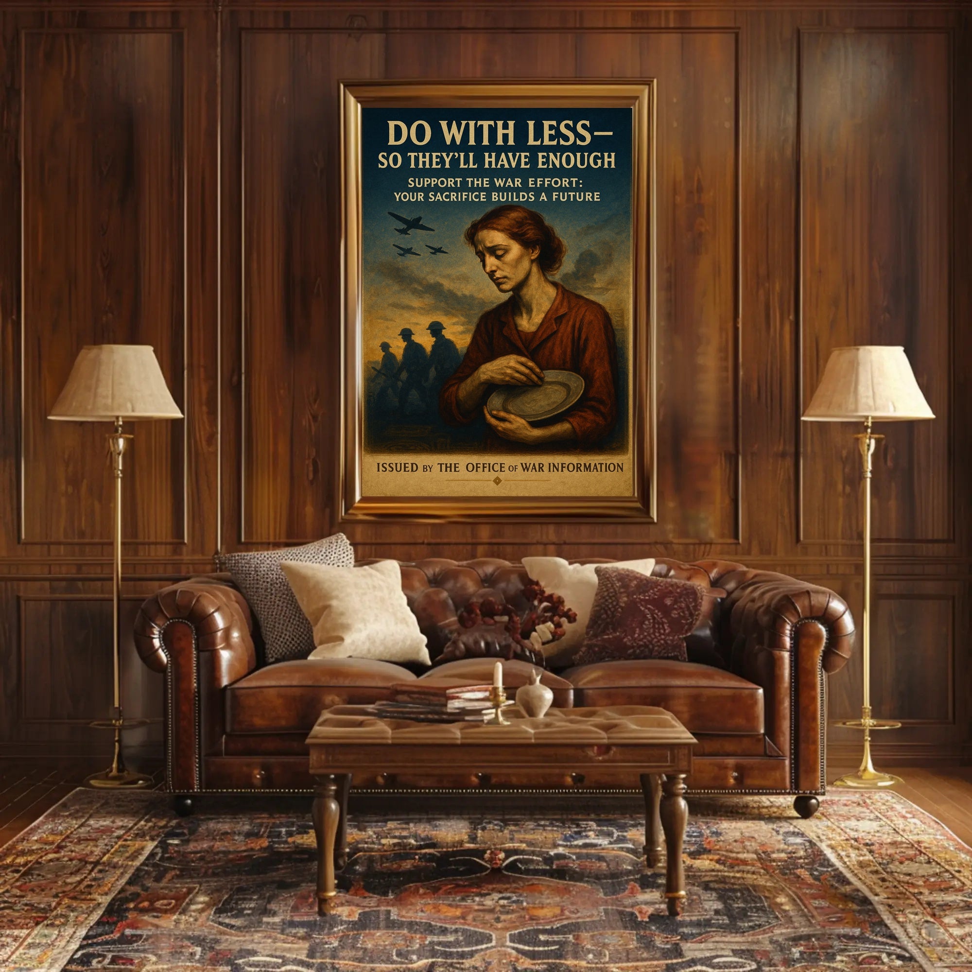 Do With Less for the War Effort Poster