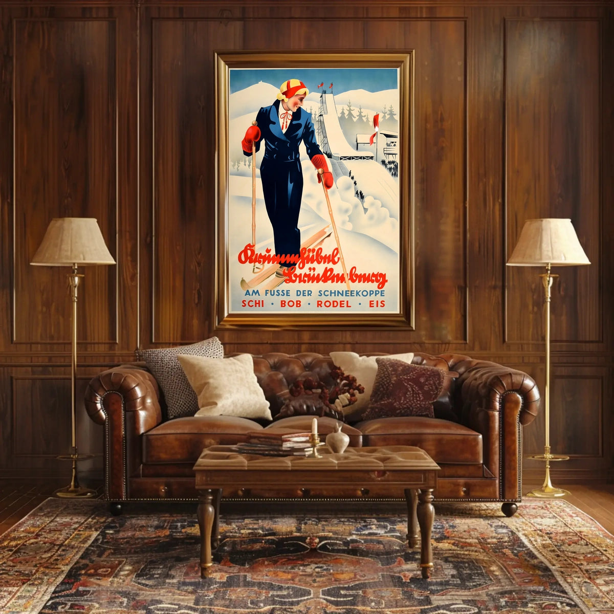 Winter Sports At The Foot Of The Poster