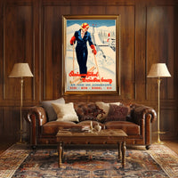 Winter Sports At The Foot Of The Poster