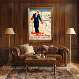 Winter Sports At The Foot Of The Poster