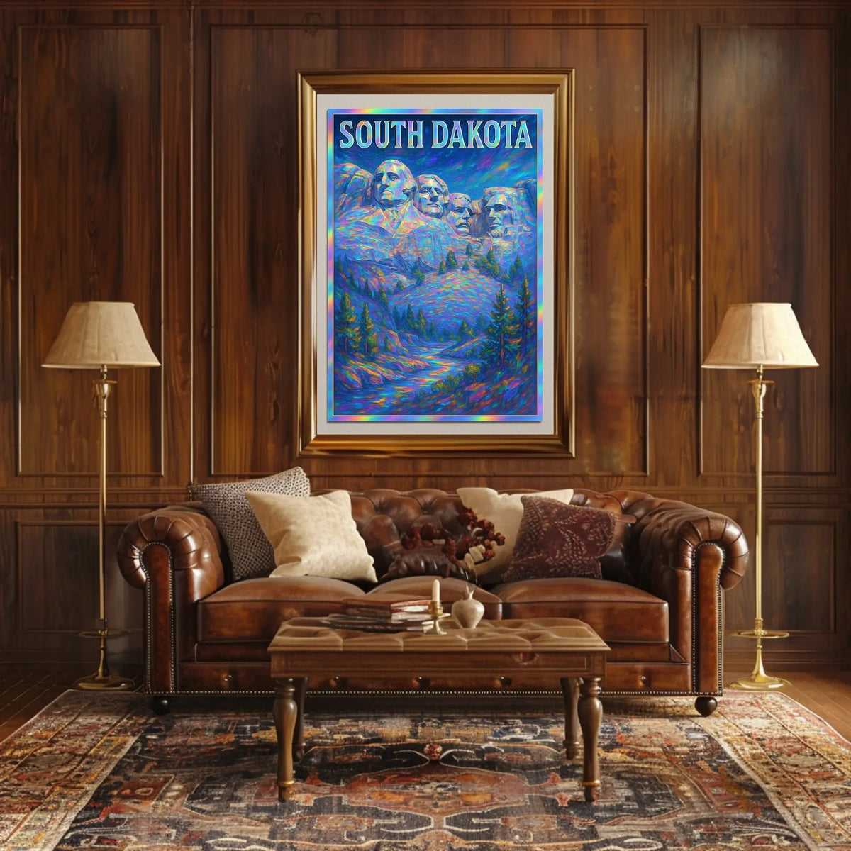 Mount Rushmore In South Dakota Poster