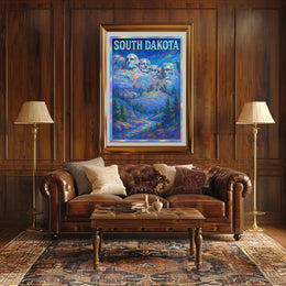 Mount Rushmore In South Dakota Poster