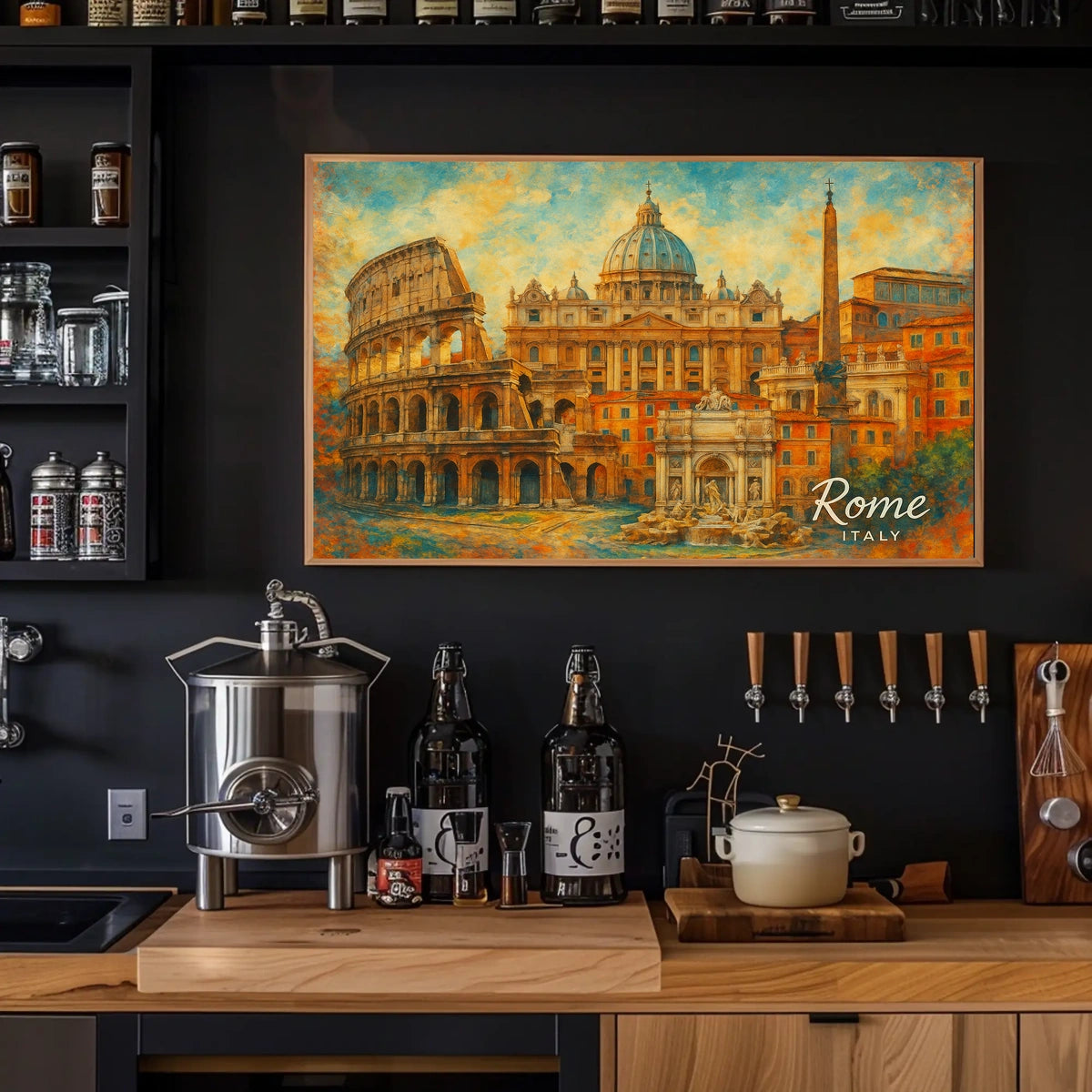 Rome, Italy A Timeless Cityscape Poster