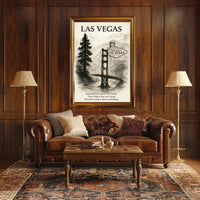 Las Vegas City of Lights Poster PosterGoat