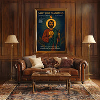 Saint Jude Inspirational Iconography Motivational or Quote Poster