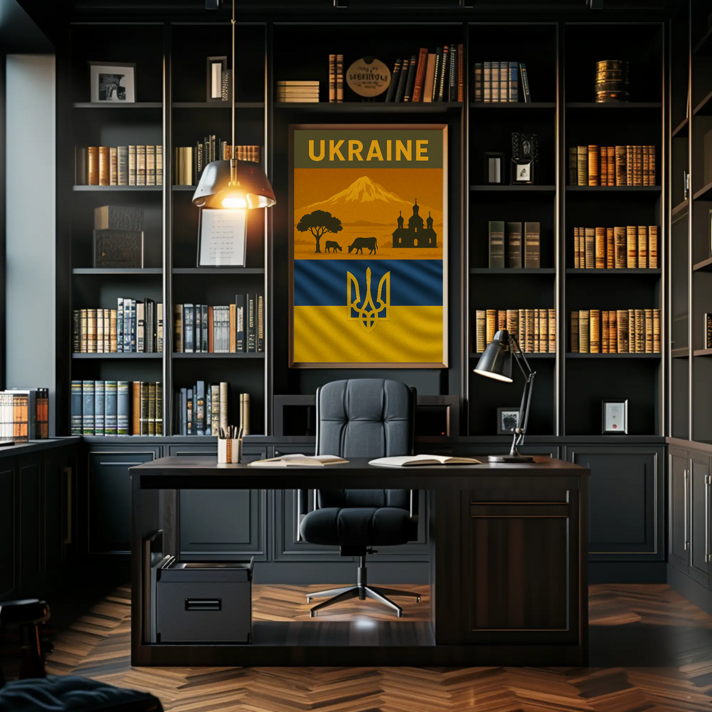 Explore Ukraine's Timeless Beauty with Vintage Travel Poster