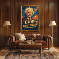 Albert Einstein Theory Of Relativity Poster