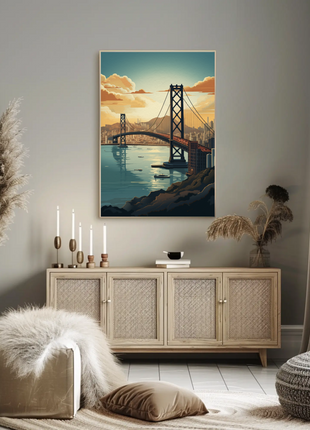 San Francisco Bay Bridge Poster