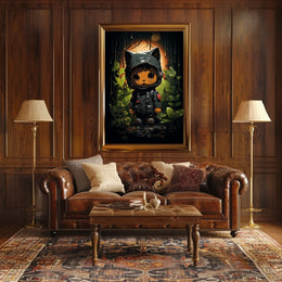 Adventurous Cat Explorer Poster