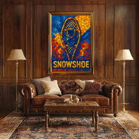 Snowshoe Mosaic Poster