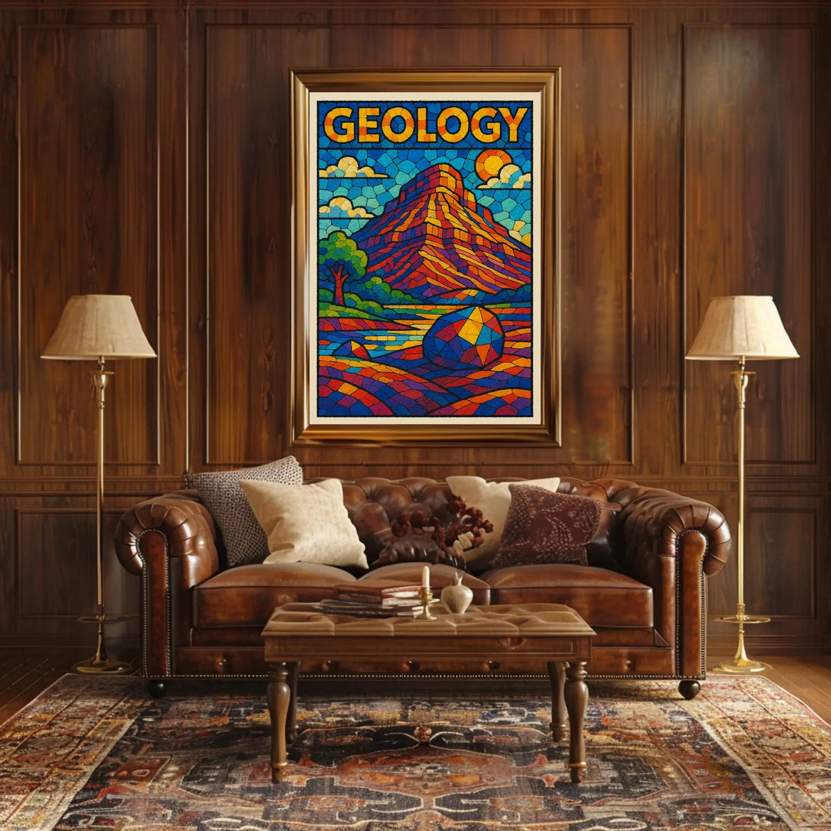 Geology Art Poster