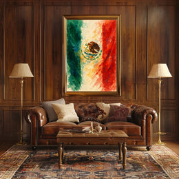 Vibrant Mexican Flag Poster