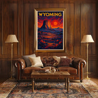 Wyoming Landscape Poster