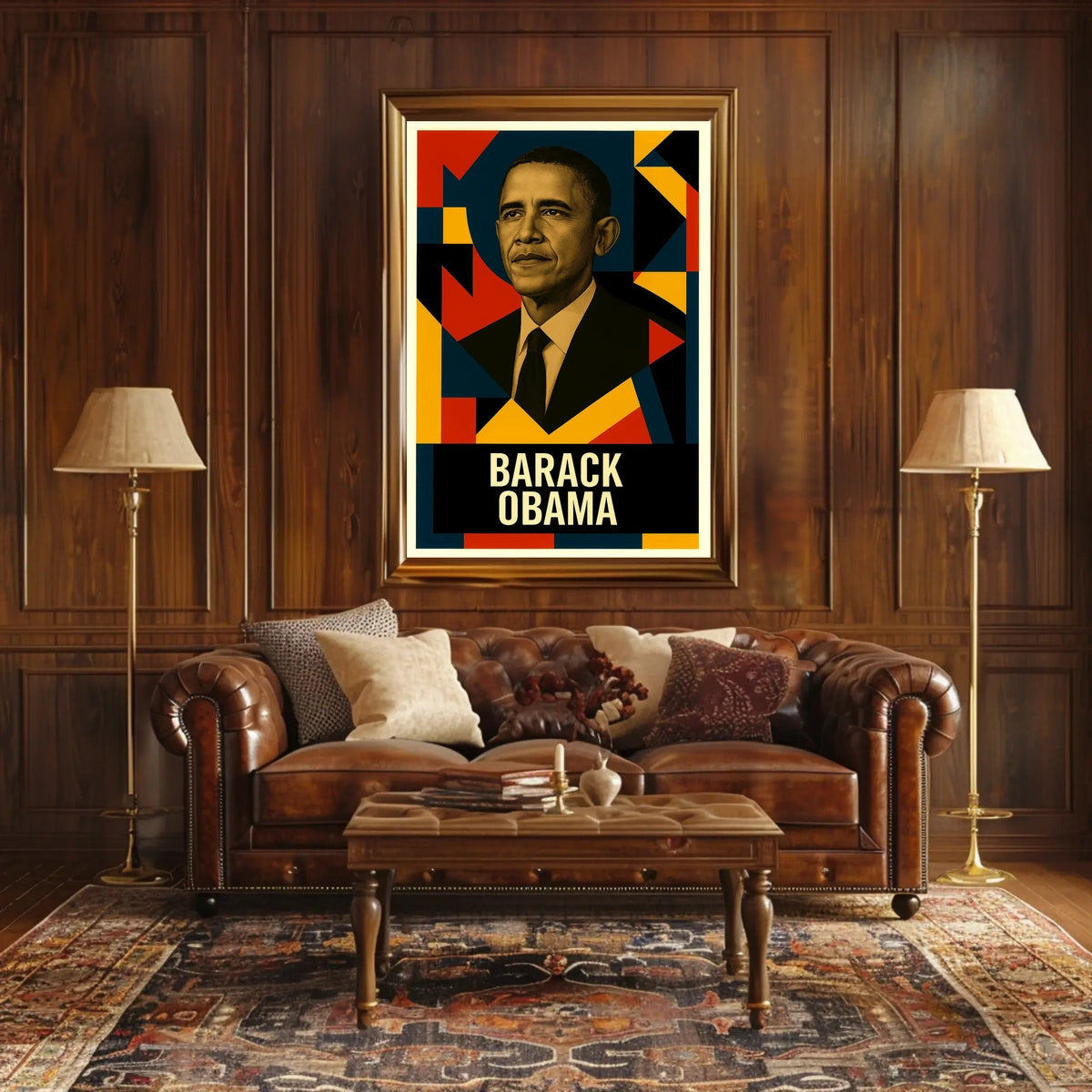 Barack Obama 44th President of the United States Abstract Pop Poster